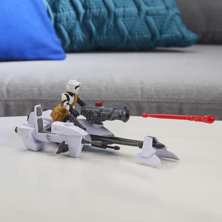 Star Wars Mission Fleet - Biker Scout Speeder Bike Speeder Sprint