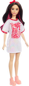 Barbie Fashionistas 65 eanniversaire Poupée 214, Robe Twist 'n Turn