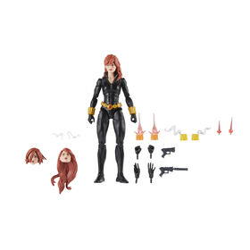 Hasbro Marvel Legends Series Black Widow Avengers 60th Anniversary Collectible 6 Inch Action Figure - R Exclusive