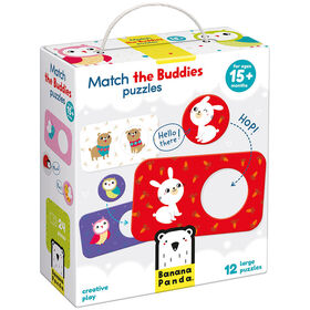Banana Panda Match the Buddies Puzzles (12 Puzzles) - English Edition - R Exclusive