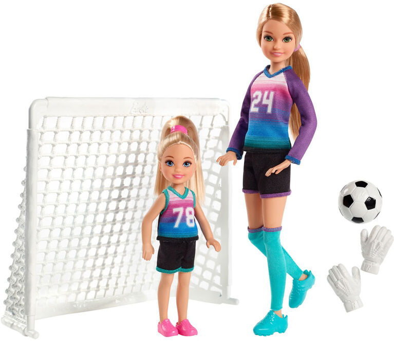 Barbie Team Stacie And Chelsea Soccer Set Toys R Us Canada