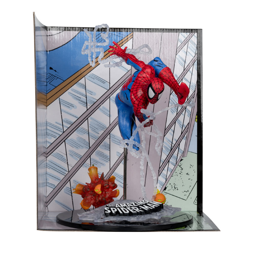 Marvel Spider-Man 1:10th Scale Collectible with Scene (The Amazing Spider-Man #302)