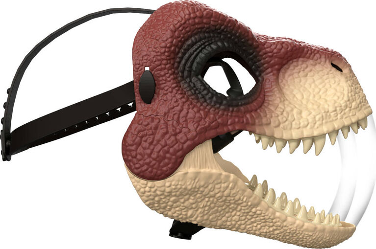 Jurassic World Rebirth Raptor Dinosaur Mask, Role-Play Head Wear, Movie-Inspired Costume Gear