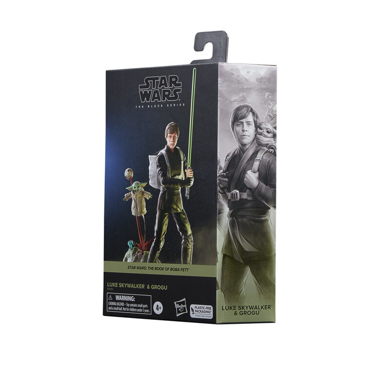 Star Wars The Black Series Luke Skywalker & Grogu, Star Wars: The Book of Boba Fett 6-Inch Action Figures 2-Pack