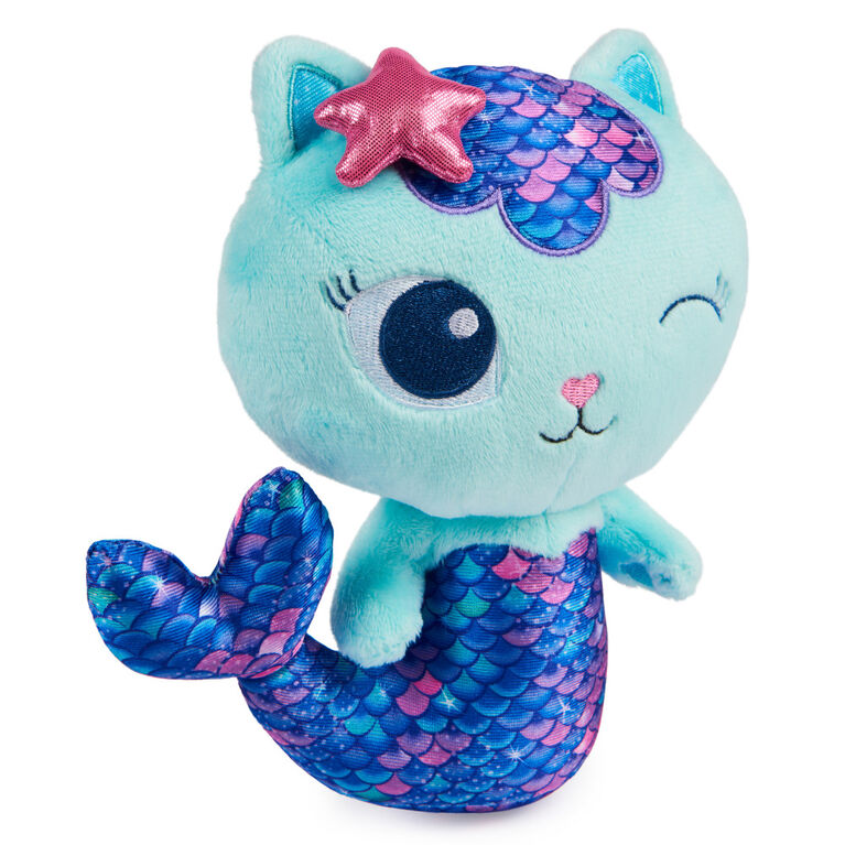 Gabby's Dollhouse, Peluche senchationnelle Marine de 20,3 cm, peluches pour  enfants