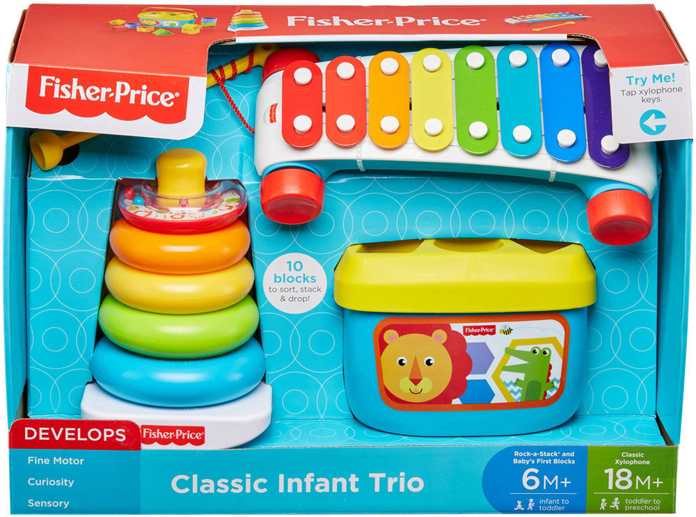 fisher price classic infant trio set