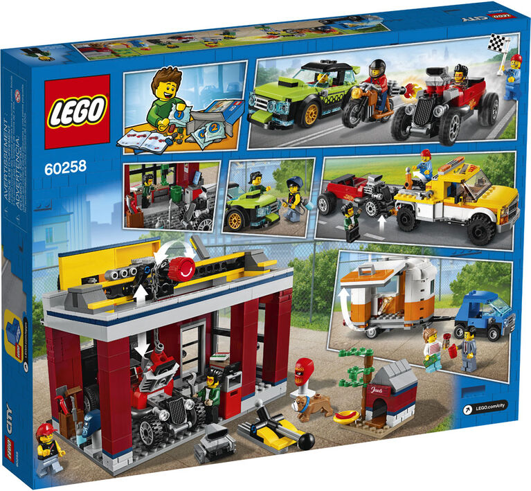 LEGO City Nitro Wheels L'atelier de Tuning 60258 (897 pièces)