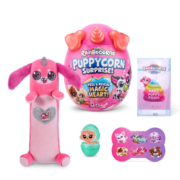 Rainbocorns Sparkle Heart Surprise Series 4 Puppycorn Surprise (Style May Vary)