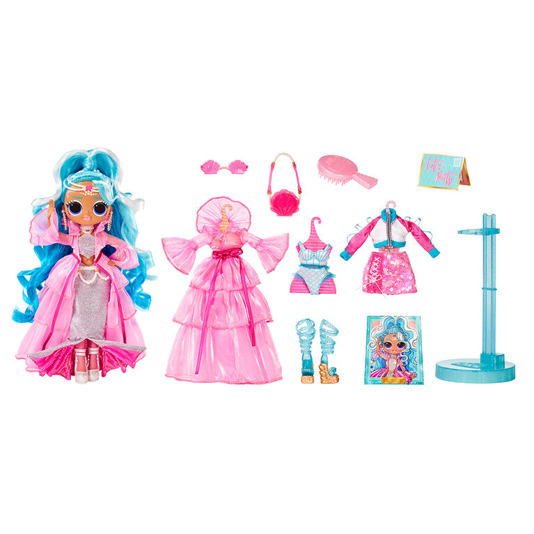 LOL Surprise OMG Queens Splash Beauty fashion doll with 125+ Mix and Match Fashion Looks