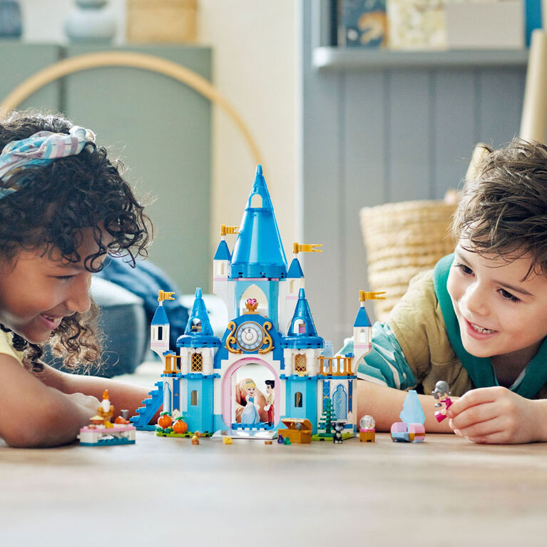 LEGO  Disney Cinderella and Prince Charming's Castle 43206 Building Kit (365 Pcs)