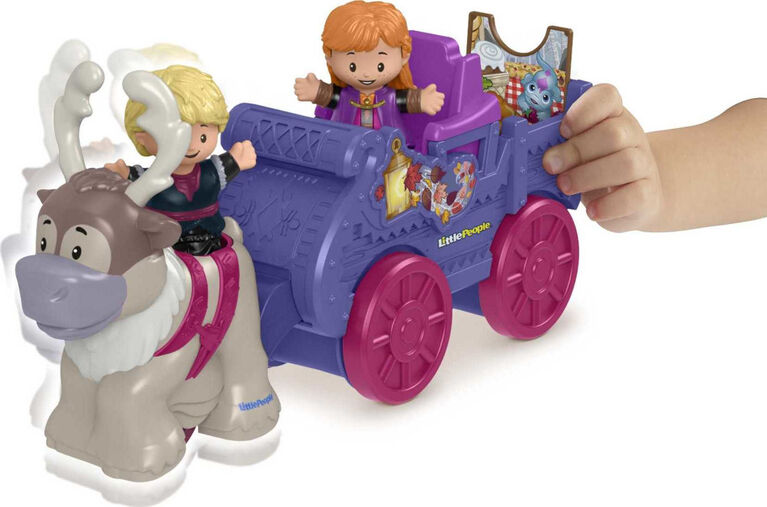 Fisher-Price - Disney - La Reine des Neiges - Chariot d'Anna et de Kristoff par Little People