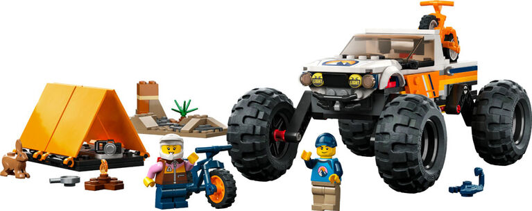 LEGO City 4x4 Off-Roader Adventures 60387 Building Toy Set (252 Pieces)