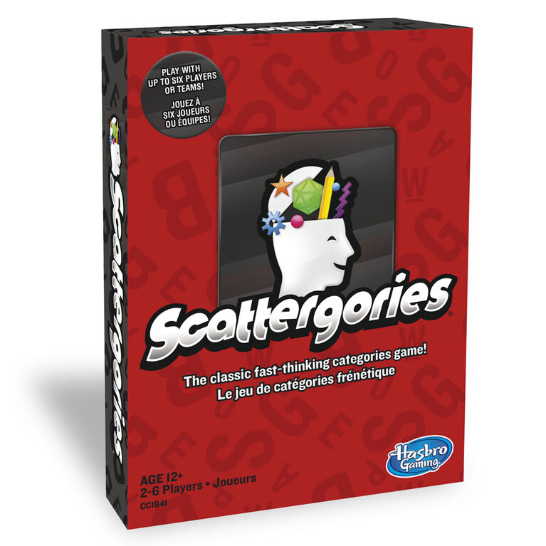 Hasbro Gaming - Jeu Scattergories - les motifs peuvent varier