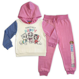 Paw Patrol 2 Piece Hoodie & Jogger - OffWhite/Pink 3T