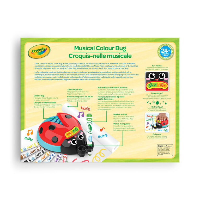Croquinelle musicale Crayola