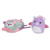 Mini-peluche Squishville - Squishville Stefana en avion