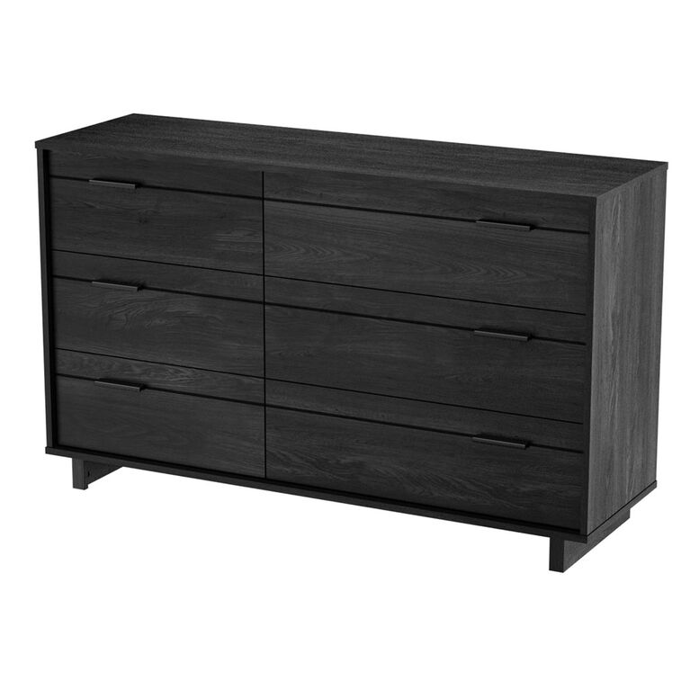Fynn 6-Drawer Double Dresser- Gray Oak