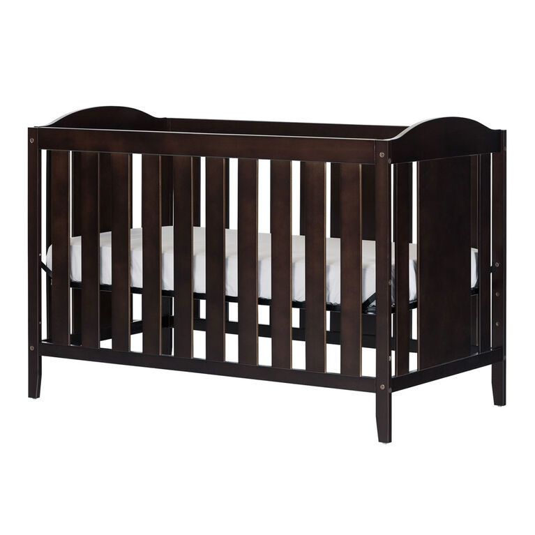 Angel Crib and Toddler Bed - Convertible Nursery Furniture for your Baby- Espresso