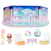 LOL Surprise Winter Chill Hangout Spaces Furniture Playset with Ice Sk8er Doll