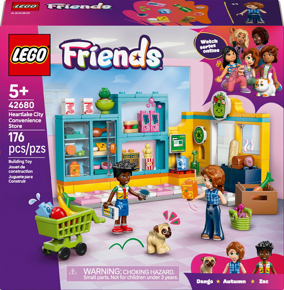 LEGO Friends Heartlake City Convenience Store Building Toy for Girls, Boys, & Kids, Ages 5+ - 42680