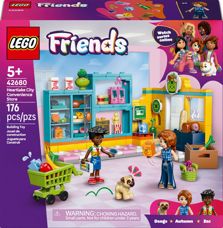 LEGO Friends Le D&eacute;panneur de Heartlake City - 2 Minipoup&eacute;es, un Chien et des Accessoires - 42680