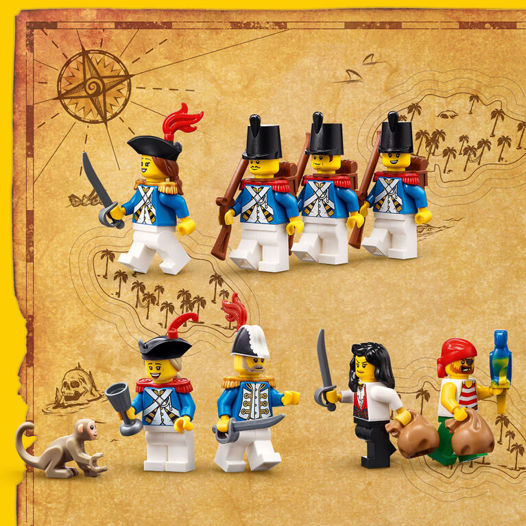 LEGO Icons Eldorado Fortress with Pirate Ship Building Kit 10320
