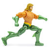 DC Comics, Figurine articulée Aquaman de 10 cm avec 3 accessoires mystère