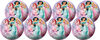 8 Pack Playball with Pump 4 inch Princess