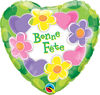 Ballon Métallique 46 Cm Bonne Fete De Qualatex