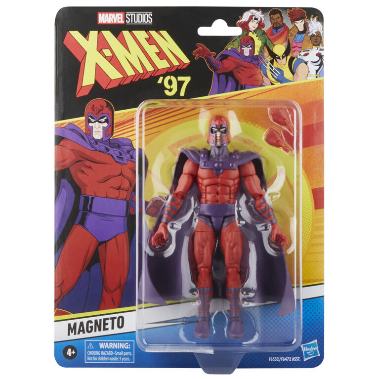 Hasbro Marvel Legends Series Magneto, X-Men '97 6 Inch Marvel Legends Action Figures