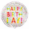 Ballon aluminium rond, 18 " - Donut Party - Édition anglaise