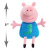 Peppa Pig 8-Inch Bean Plush George Pig, Super Soft and Cuddly Small Plush Stuffed Animal