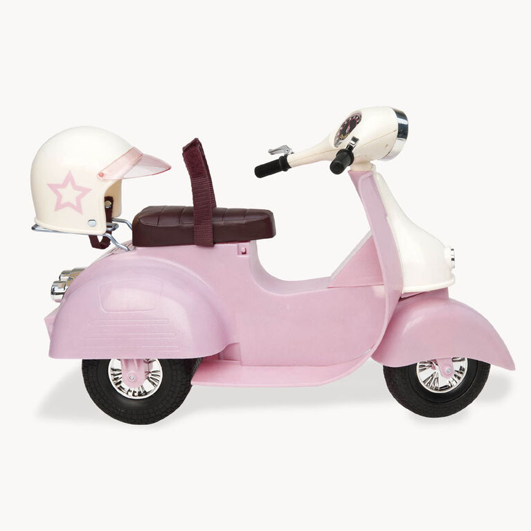 Ride In Style Scooter, Our Generation, Scooter pour poupées de 18 po - rose