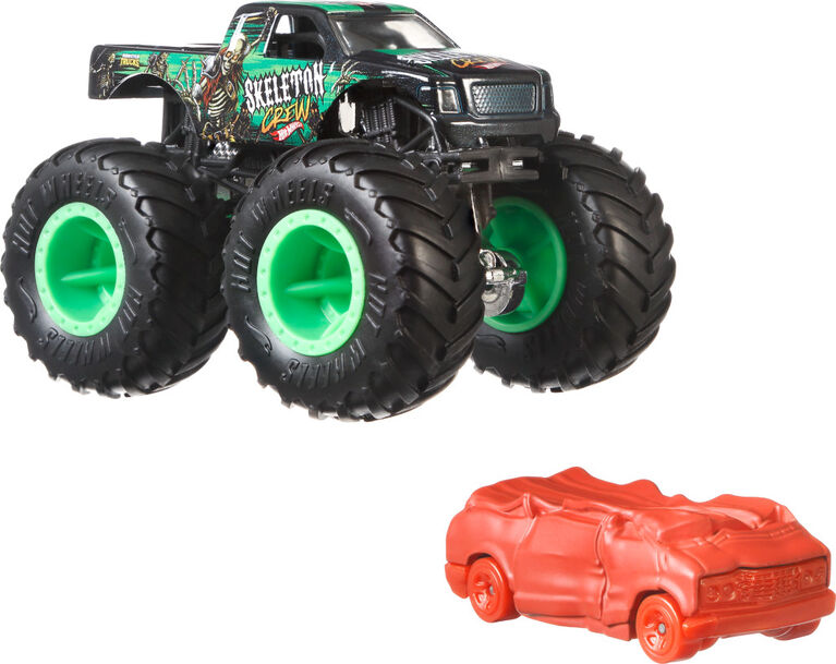 Hot Wheels - Monster Trucks - Véhicules à échelle 1:64, coffret de 2