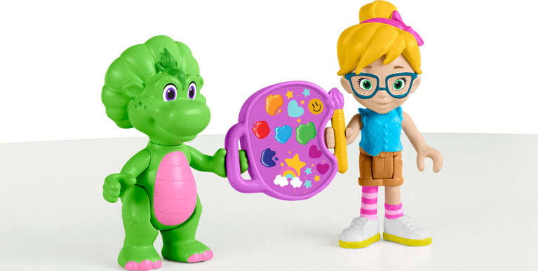 Fisher-Price Barney's World Vivie Amie de Barney et Baby Bop