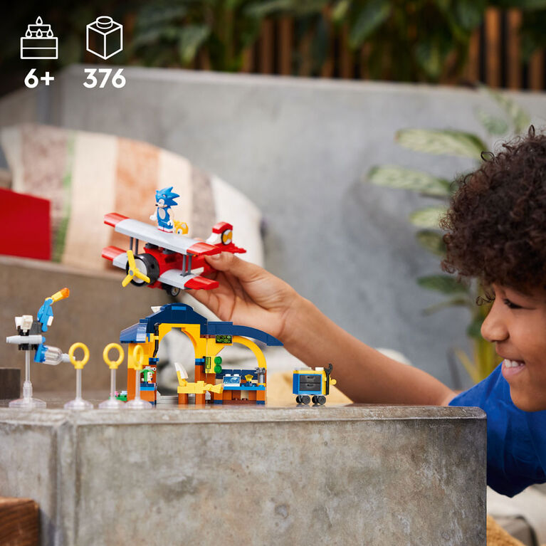 LEGO Sonic the Hedgehog Tails' Workshop and Tornado Plane 76991 (376 Pieces)