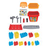 Toy Chef Children's Mini Tool Toy Block Set