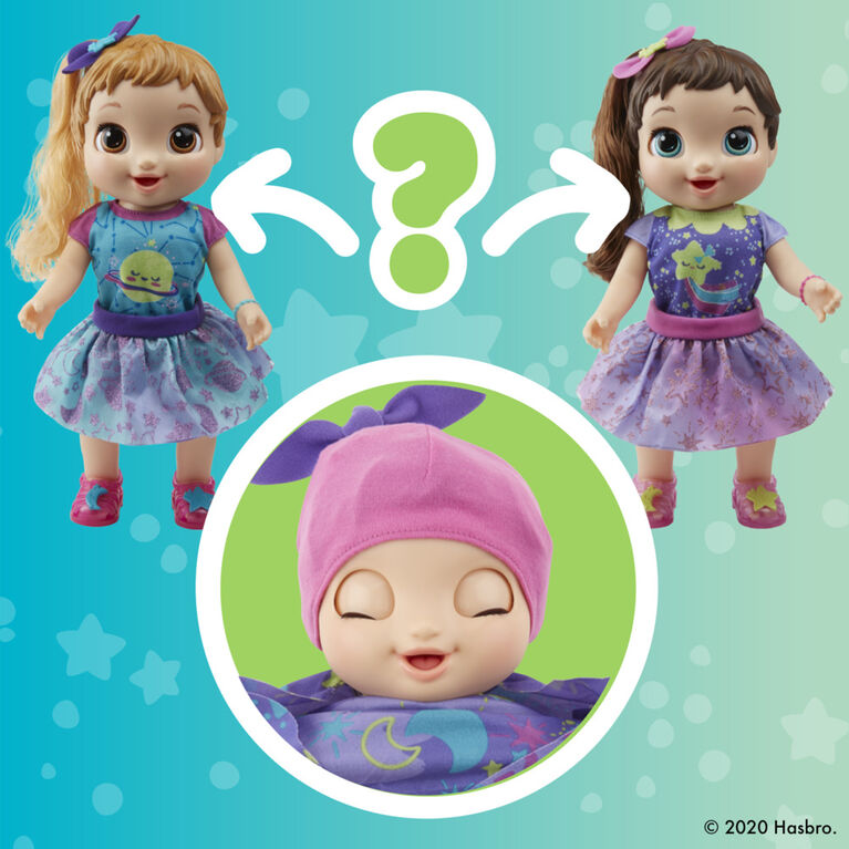 Baby Alive Baby Grows Up (Dreamy) - Shining Skylar or Star Dreamer, Growing and Talking Baby Doll