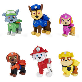 PAW Patrol, Gift Pack Movie Pups avec 6 figurines à collectionner