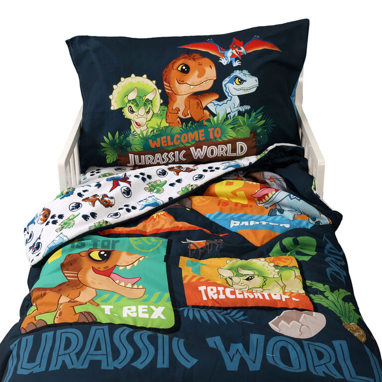 Ensemble de literie 2 Articles Jurassic Park pour Enfant