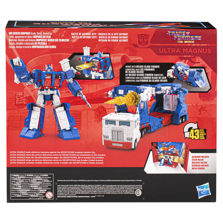 Transformers Studio Series Commander The Transformers: The Movie 86-21 Ultra Magnus 9.5 Inch Action Figure