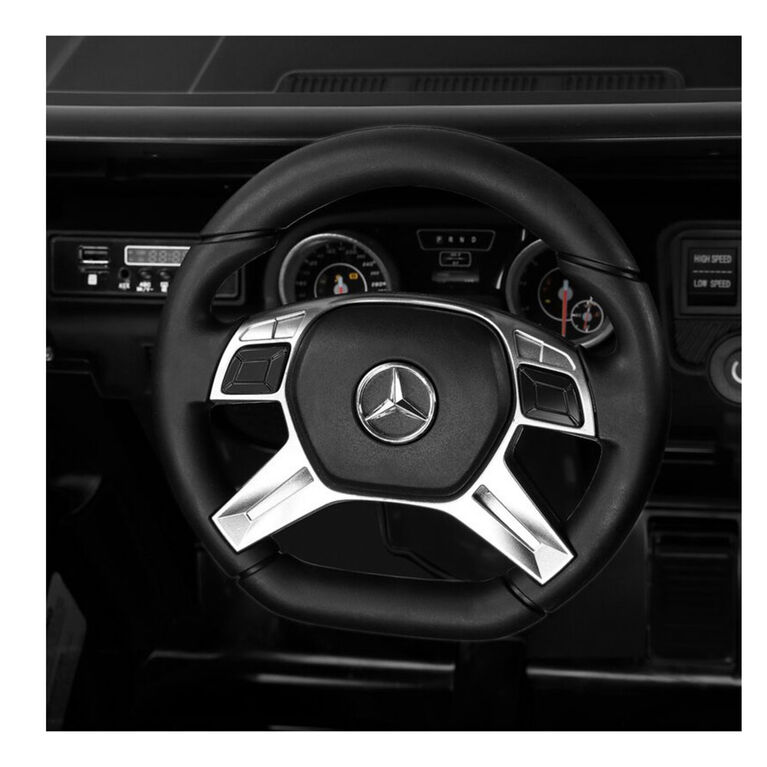 KidsVip 12V Kids and Toddlers Mercedes G650s Maybach 4WD Ride On Car w/Remote Control - Black - English Edition