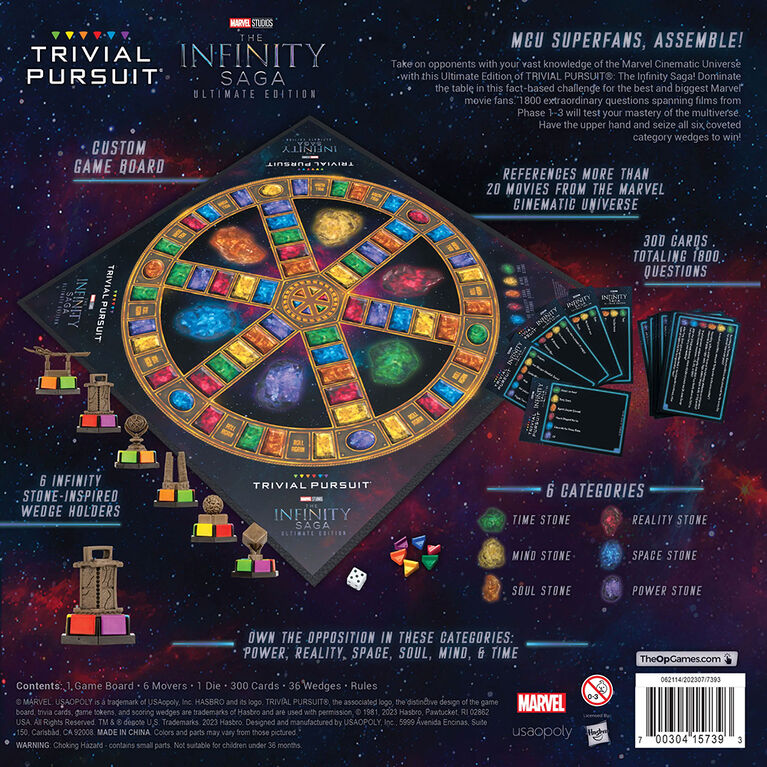 USAopoly TRIVIAL PURSUIT: Marvel Cinematic Universe Ultimate Edition - English Edition