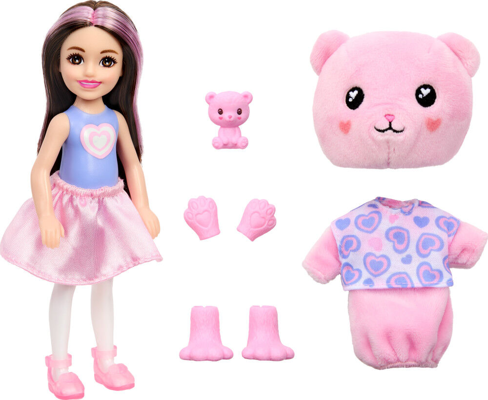 Teddy bear and barbie doll store