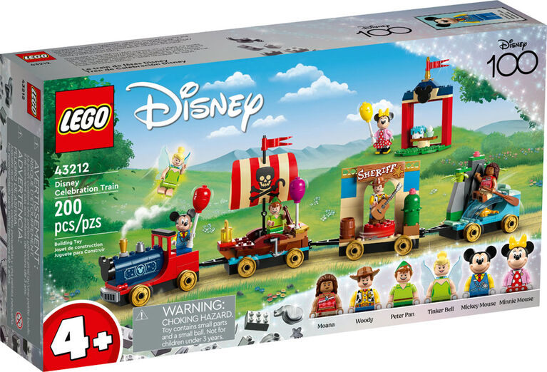 LEGO  Disney : Le train de fêtes Disney 43212 Jeu de construction (200 pièces)