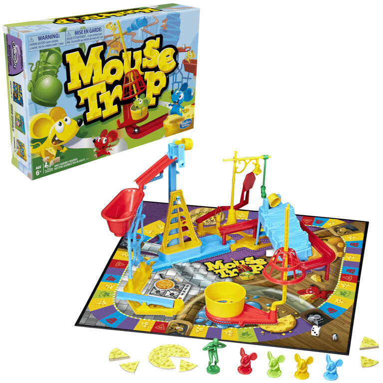 Mouse Trap Board Game, With Easier-Set-Up Than Previous Versions