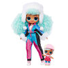 L.O.L. Surprise! O.M.G. Winter Chill Icy Gurl Fashion Doll & Brrr B.B. Doll with 25 Surprises