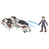 Star Wars Mission Fleet Expedition Class, Anakin Skywalker, Attaque en speeder BARC, figurine avec véhicule