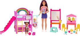 Barbie Skipper Babysitters Inc. Ultimate Daycare Playset with 3 Dolls, Furniture and 15+ Accessories