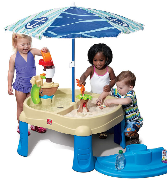 Step2 - Sail Away Adventure Sand & Water Table With Umbrella - R Exclusive